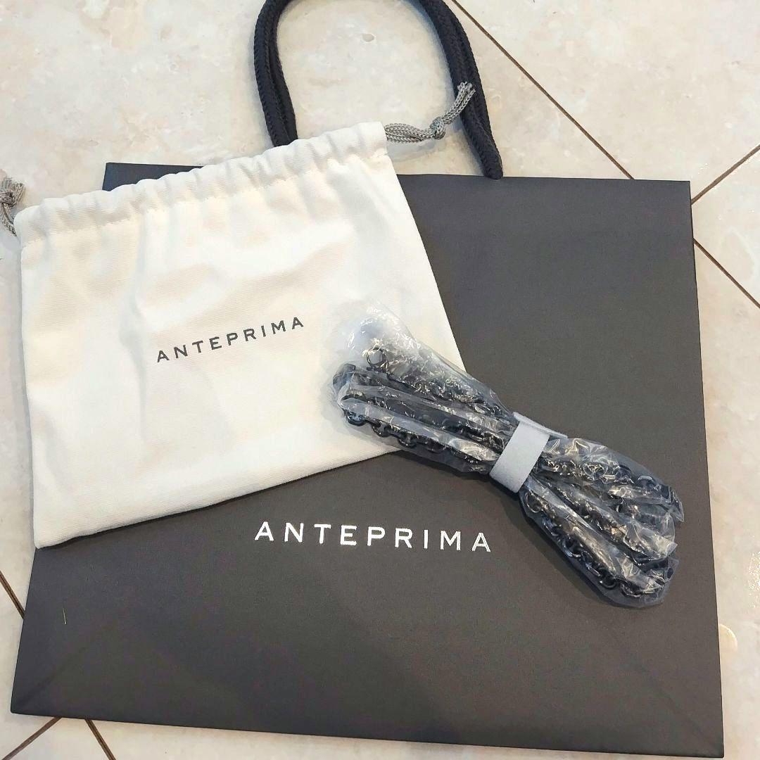 新品 アンテプリマスタンダード Zのショルダーストラップ♡カテナチェーンブラック