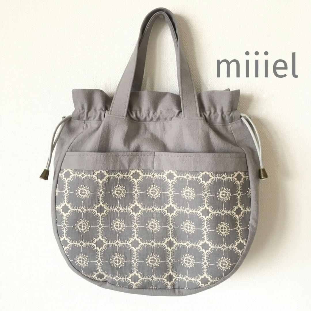 ミナペルホネン ハンドメイド トートバッグanemone アネモネ 巾着バッグ