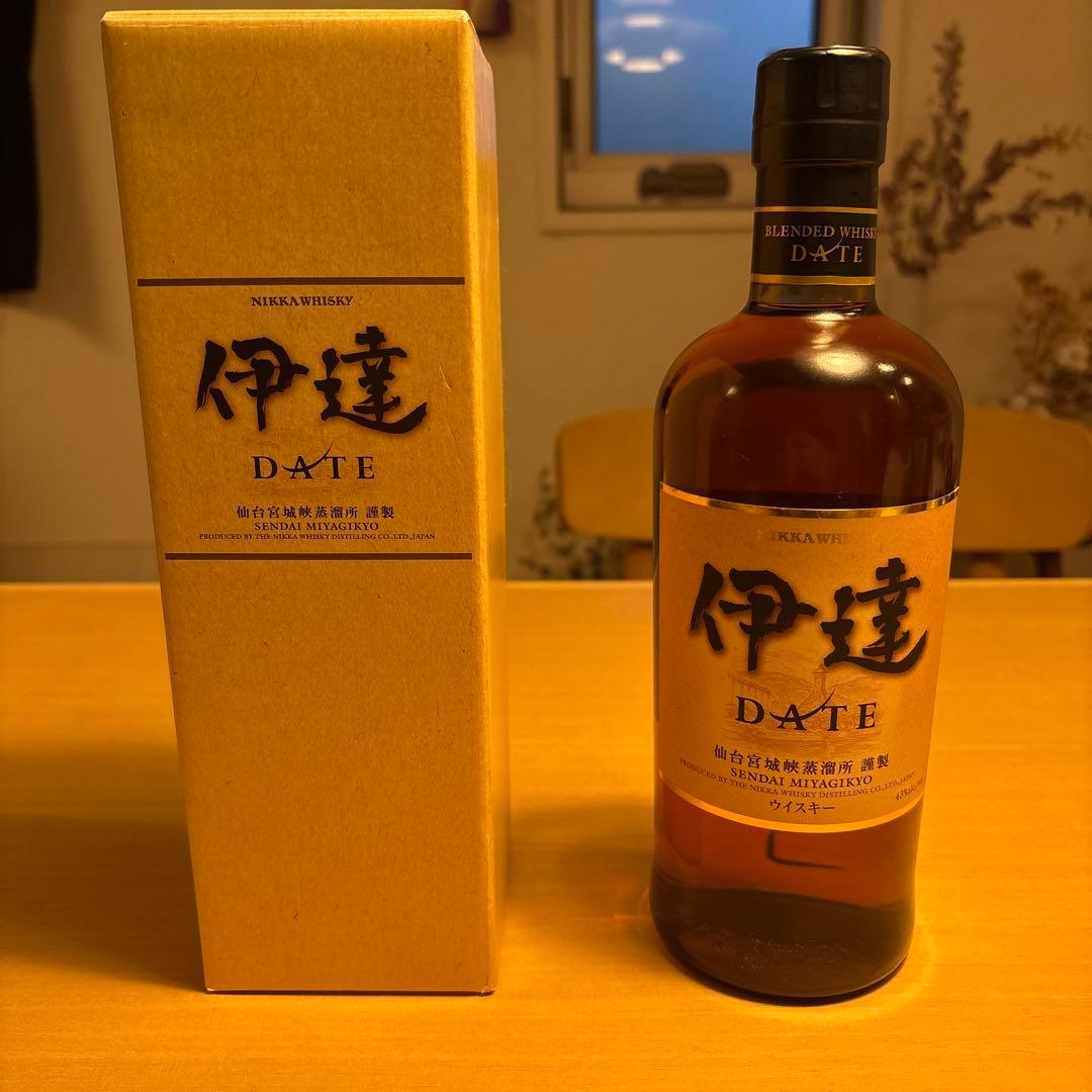 伊達　旧ラベル　ニッカウイスキー　未開封　箱付　仙台宮城峡蒸溜所