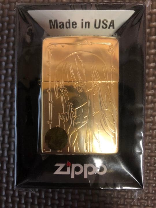けいおん 秋山澪　限定品　gold zippo