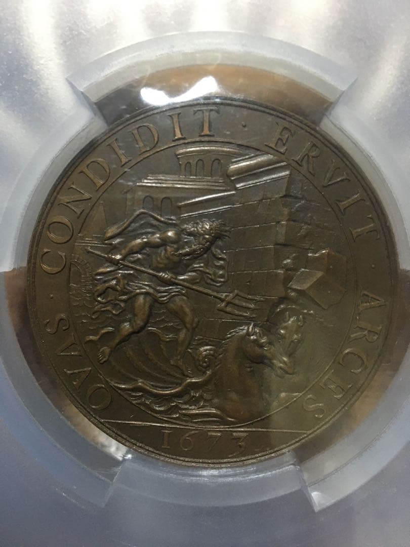 ルイ14世　銅メダル　PCGS-SP64