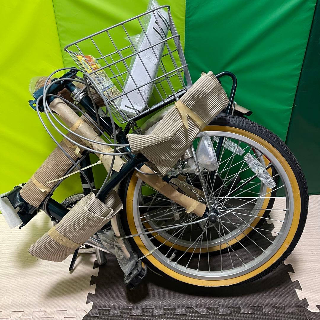 キャプテンスタッグ 折りたたみ自転車 FDB206 ギア付き　長期保管品