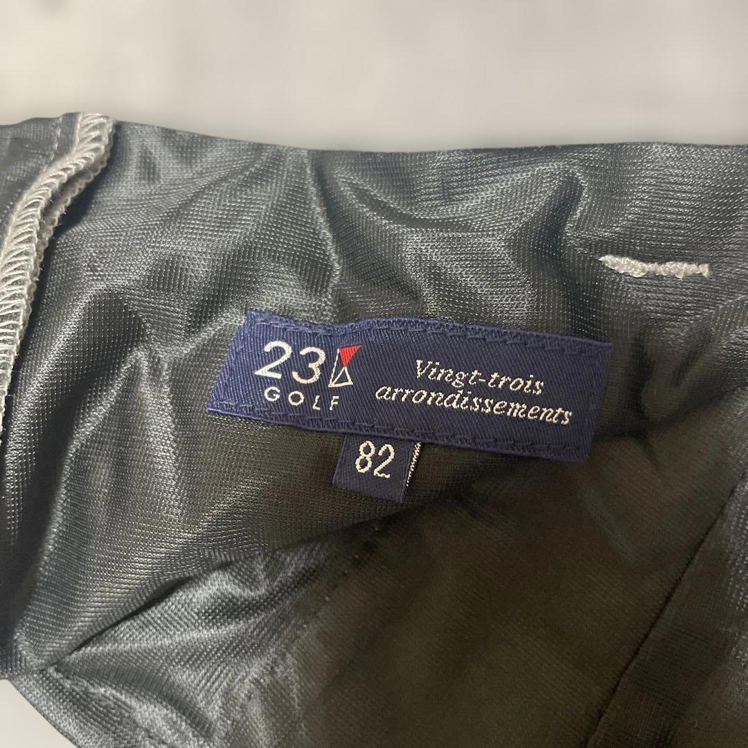 新品タグ付き 23区GOLF 23区ゴルフ グレー ゴルフパンツ L