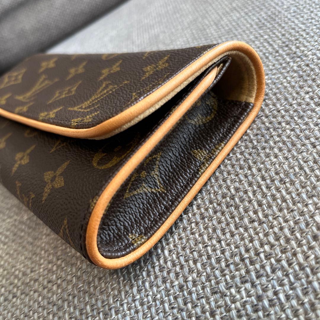 【LOUIS VUITTON】ヴィトン ポシェットツインPMモノグラム極美品！