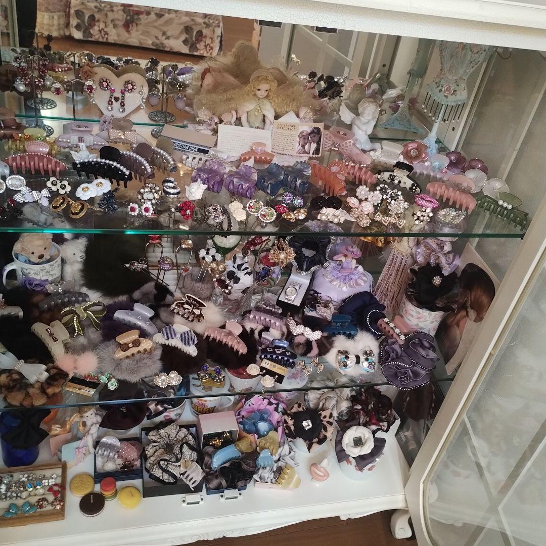 ②ー1 入手困難➠➠アレクサンドルドゥパリスワロフスキーパープル双子カメリア