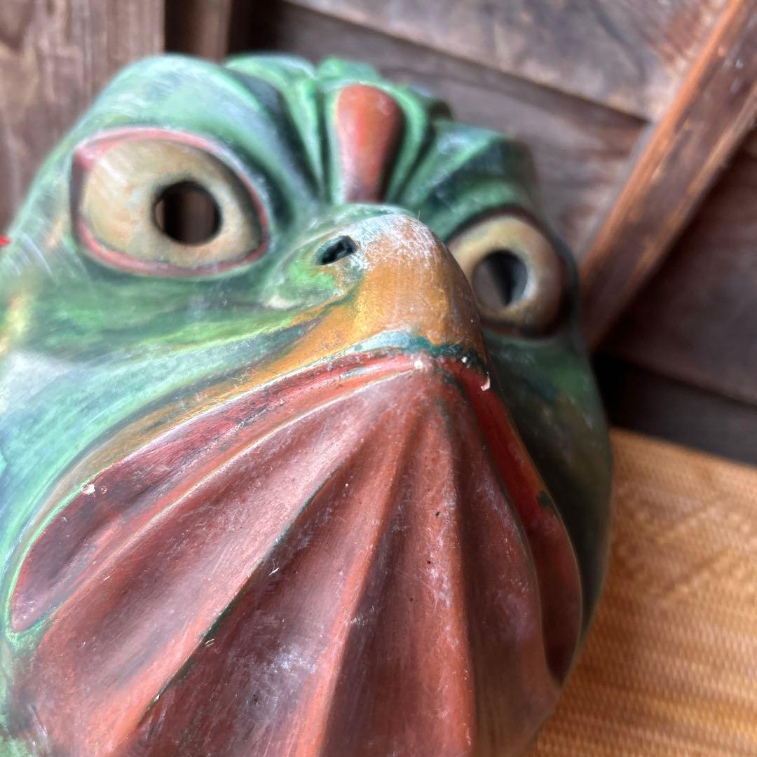 アンティーク 舞楽面