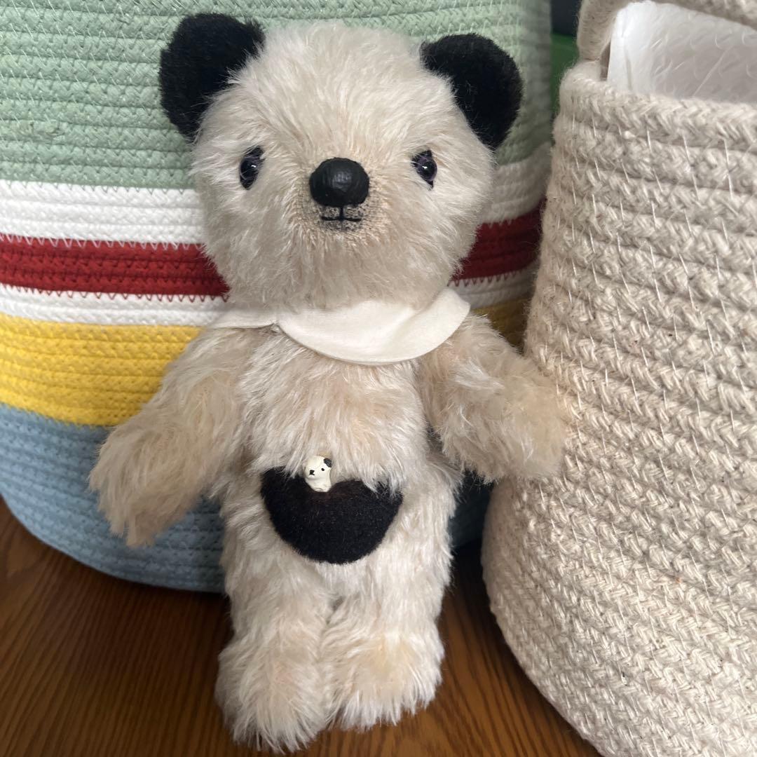 藤森ちかこ　作家　ぬいぐるみ　クマ　美品