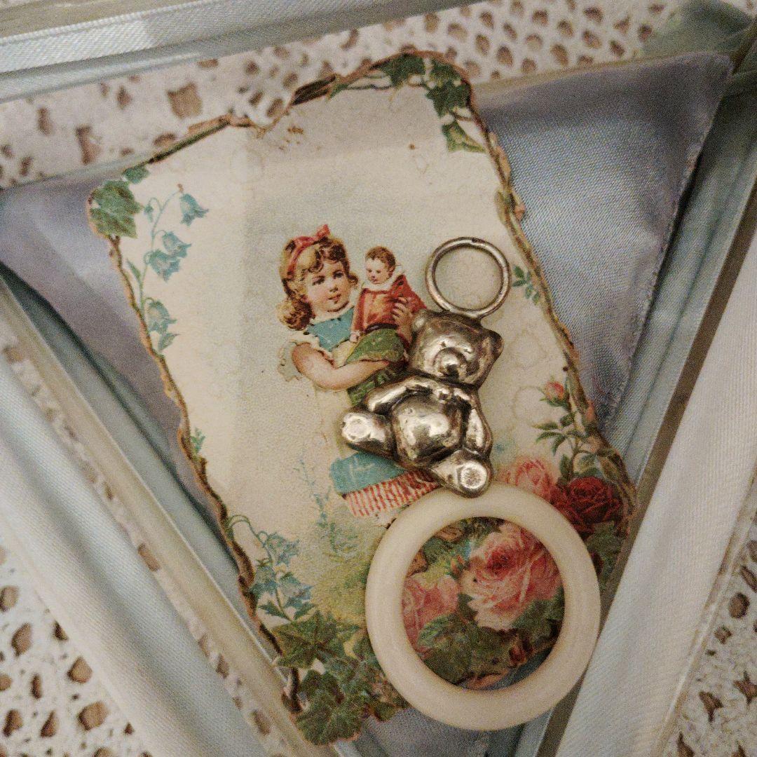 フランスアンティーク♡りぼんガラスケースおまけ付き