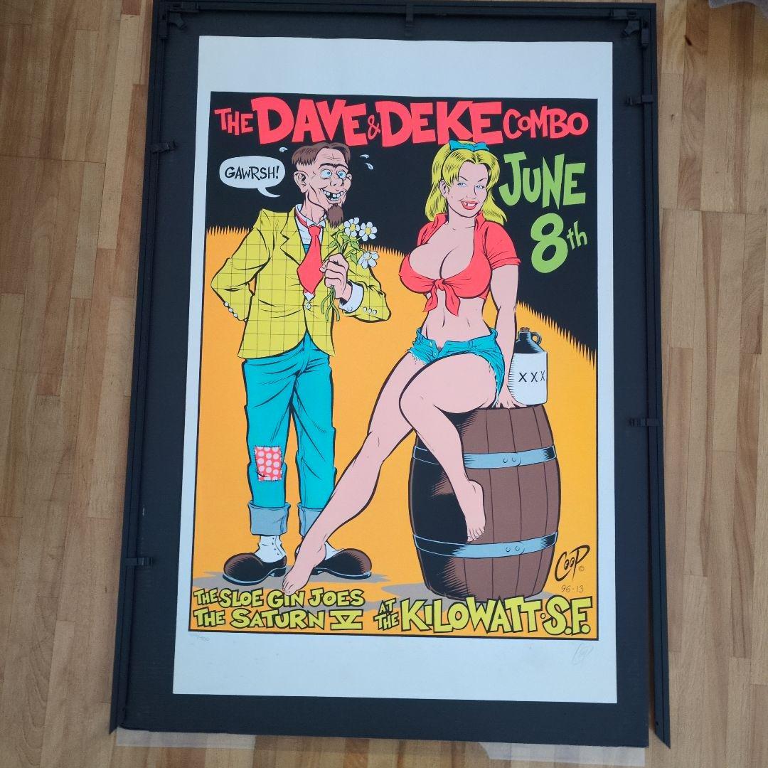 THE DAVE & DEKE COMBO シルクスクリーンポスター coop