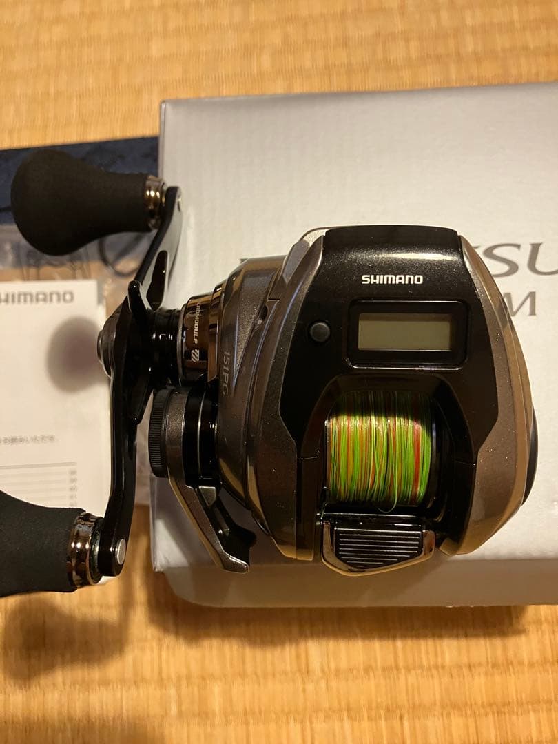 シマノ 23 炎月 エンゲツ プレミアム 151PG 左ハンドル ライン付き