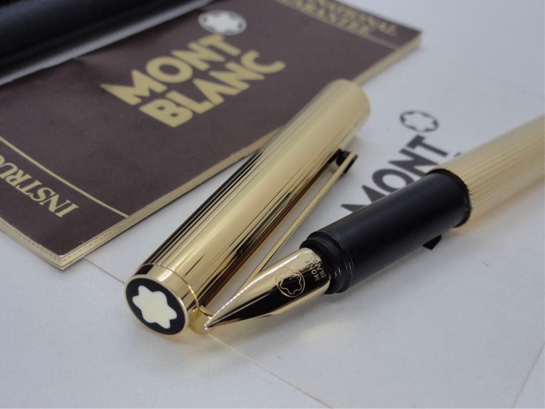※未使用に近い保管品！稀少度の高い総金張りSライン最高峰No2147★モンブラン