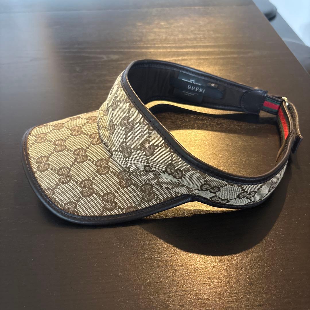 GUCCI GG サンバイザー M