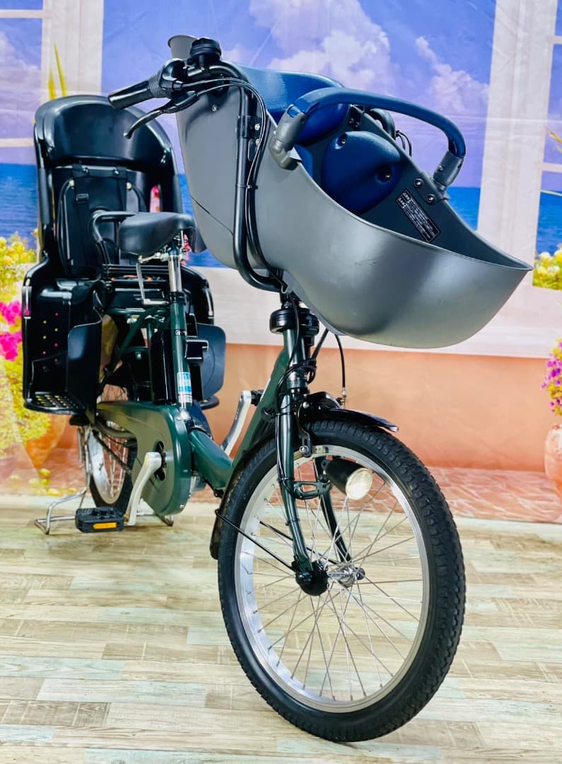 らちゃん 　2018モデル⭐️ Y2285ギュット12AH子供乗せ電動自転車