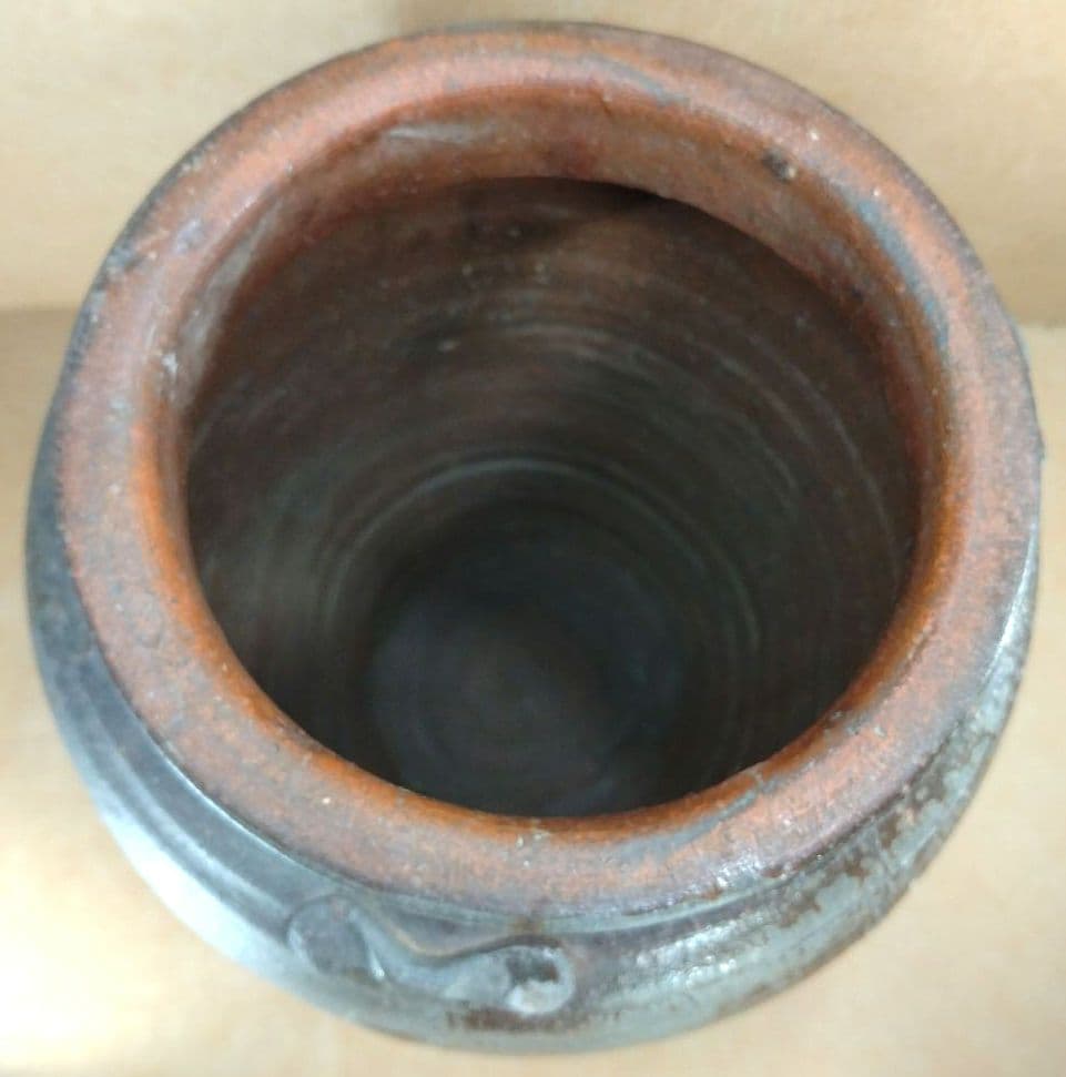 ボチャ【本物保証】古備前三耳種壷 桃山時代 古備前鑑定委員会鑑定書付≪干≫