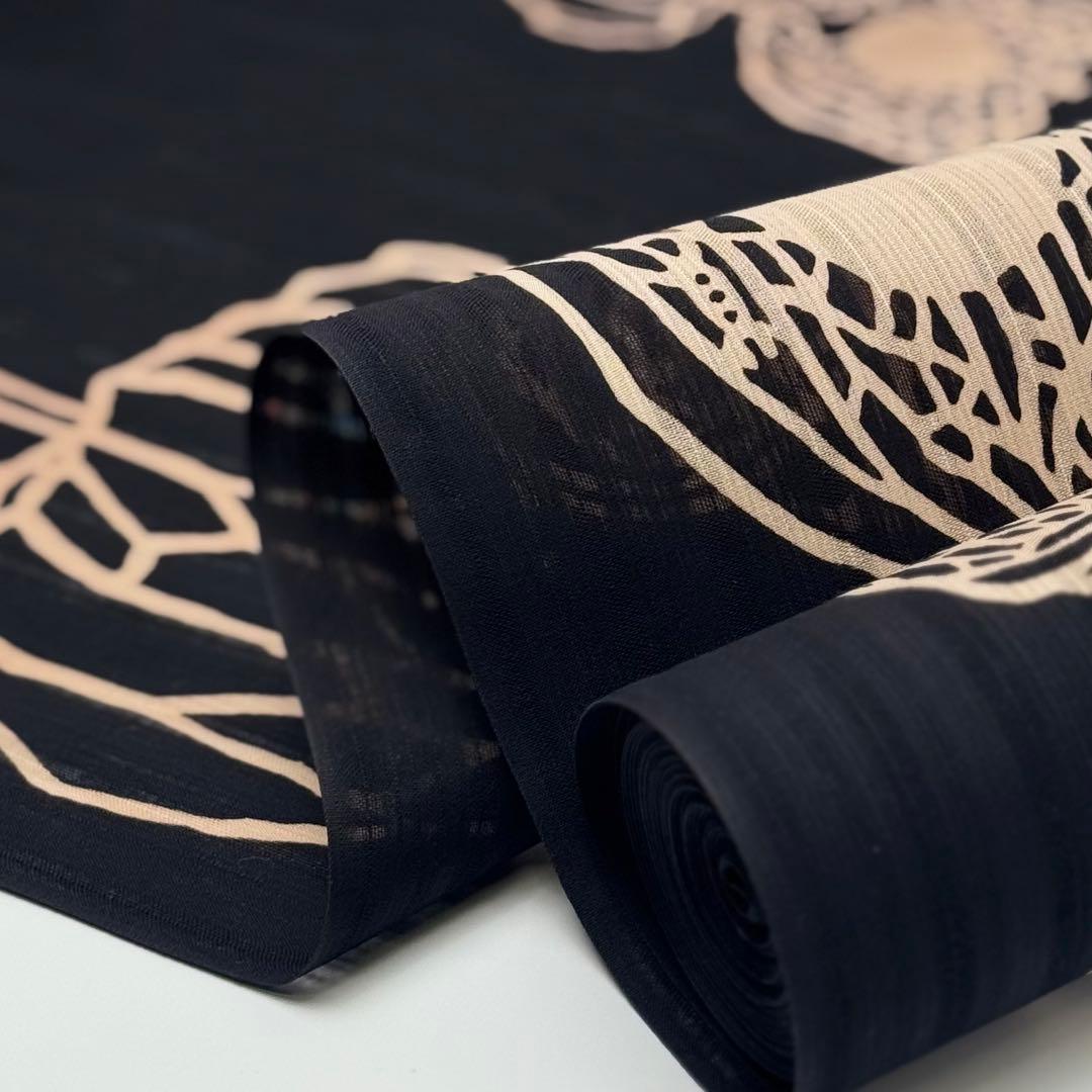 浴衣　夏着物　竺仙　ほおずき　かげろう地　注染　「宮下真理子作画」　6468