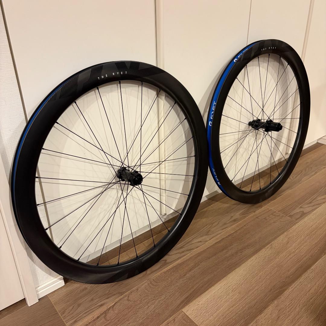 RYET ディスクブレーキ用 700C カーボンホイール　50mmハイト