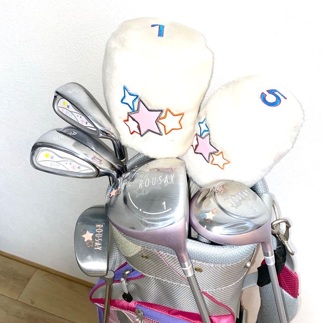 格安ROUSAYゴルフクラブ セット☆ツアーステージ キャディバッグ付レディース