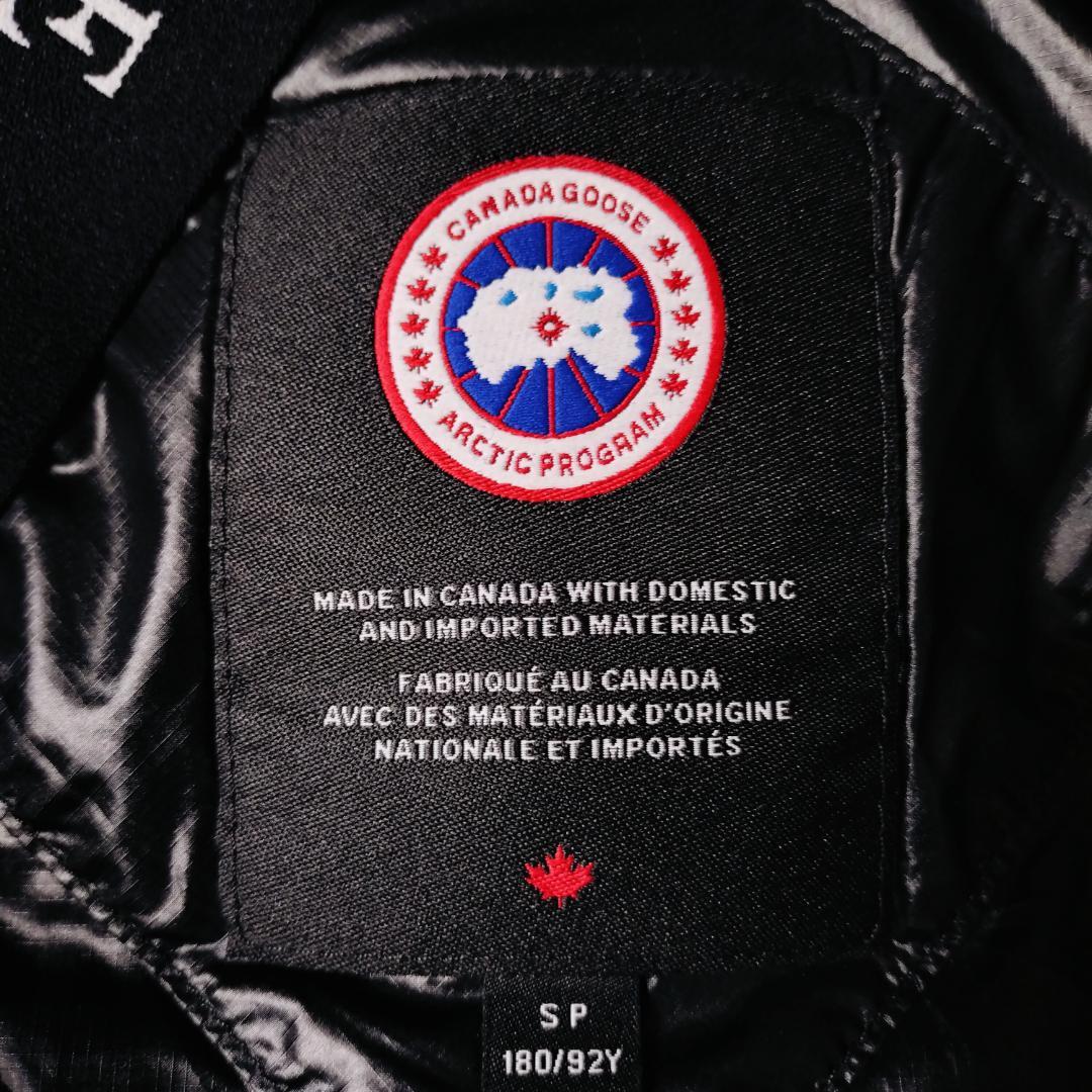 【極美品・JPタグ】カナダグース クロフトンパッファー ダウンジャケット S 黒
