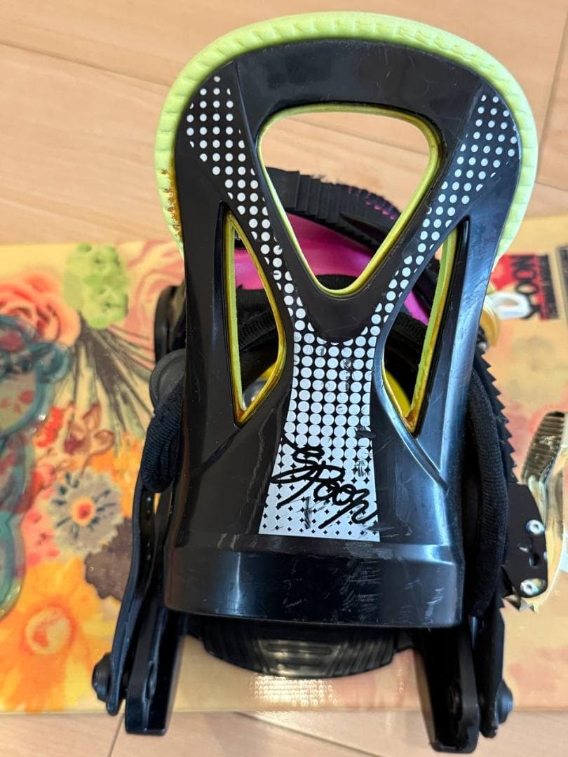 110cm spoon スノーボード Bouquet バインディング付き