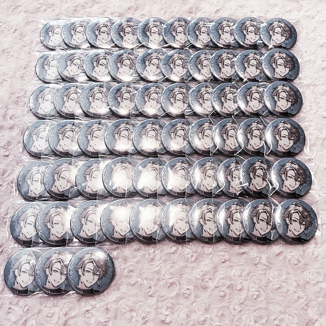 にじさんじ 甲斐田晴 三華の樂 箔押し缶バッジ 63点セット