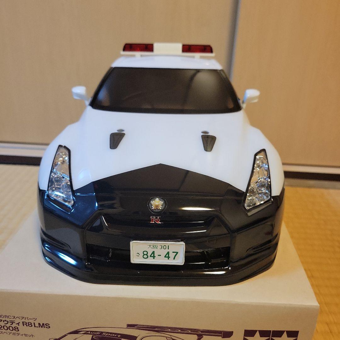 1/10RCタミヤGTR35ボディ、パトカー仕様
