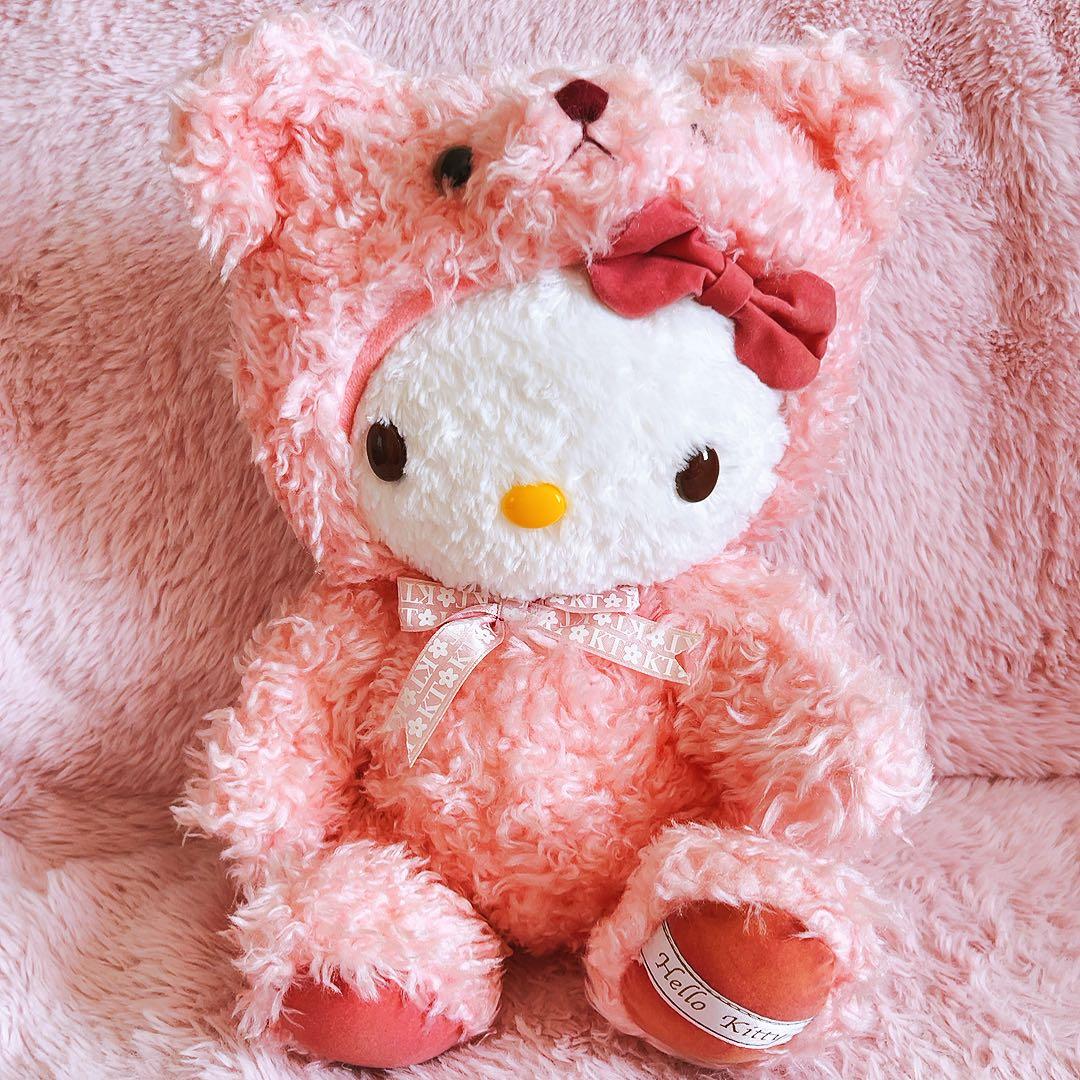 希少レア　ハローキティ　テディベア　変身　M 2002年製 サンリオ　平成レトロ