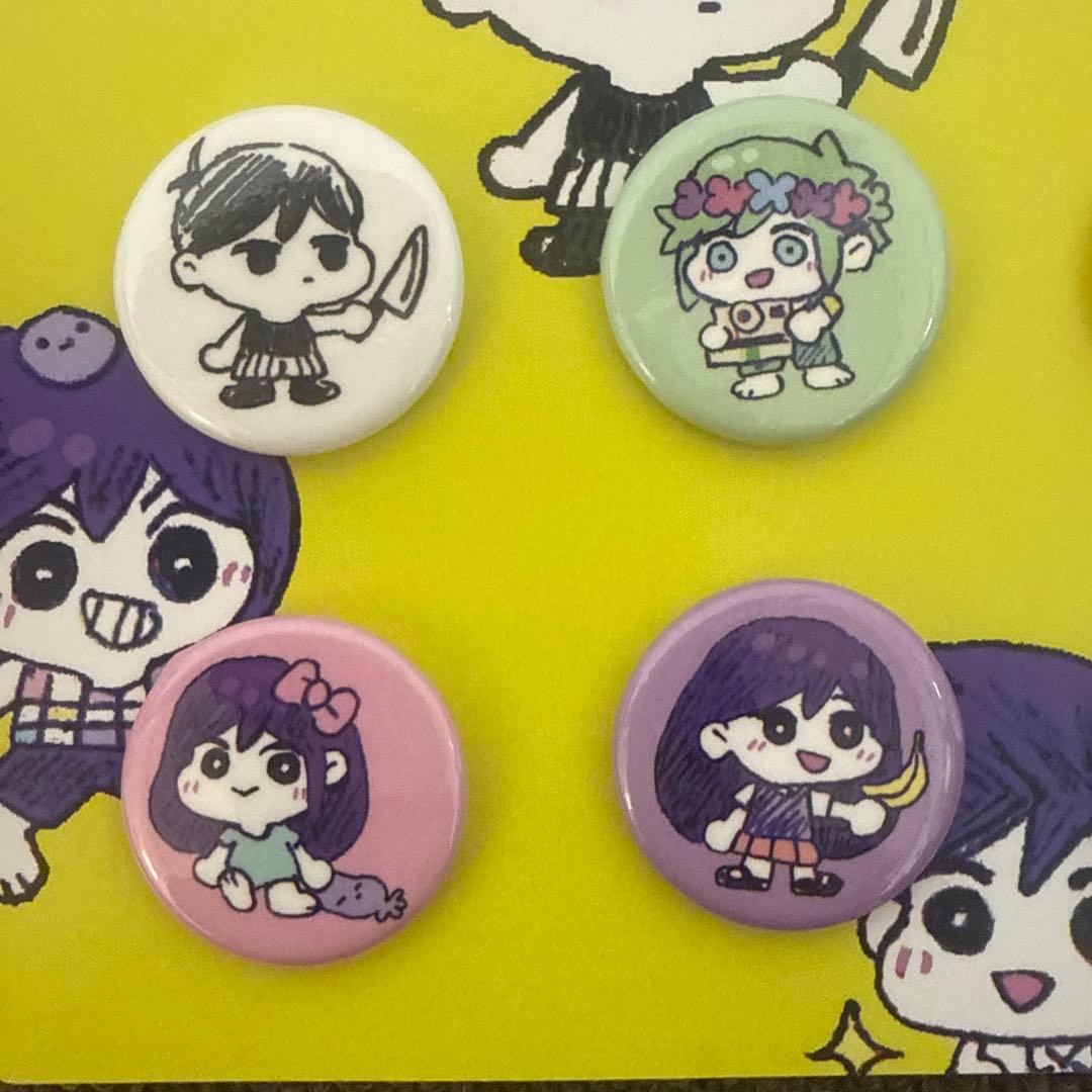 OMORI CHIBI Button Pin Set バッジセット
