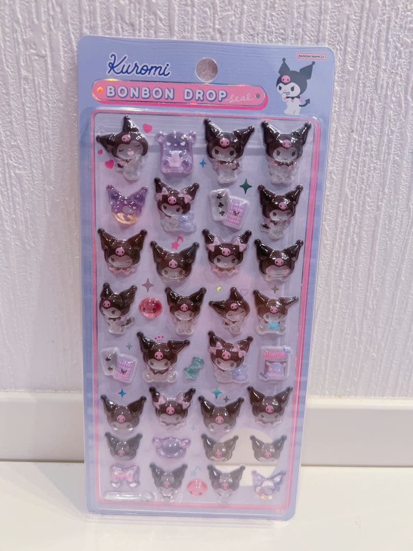 サンリオ　クロミ　ボンボンドロップシール　第一弾　第二弾　mini シール帳
