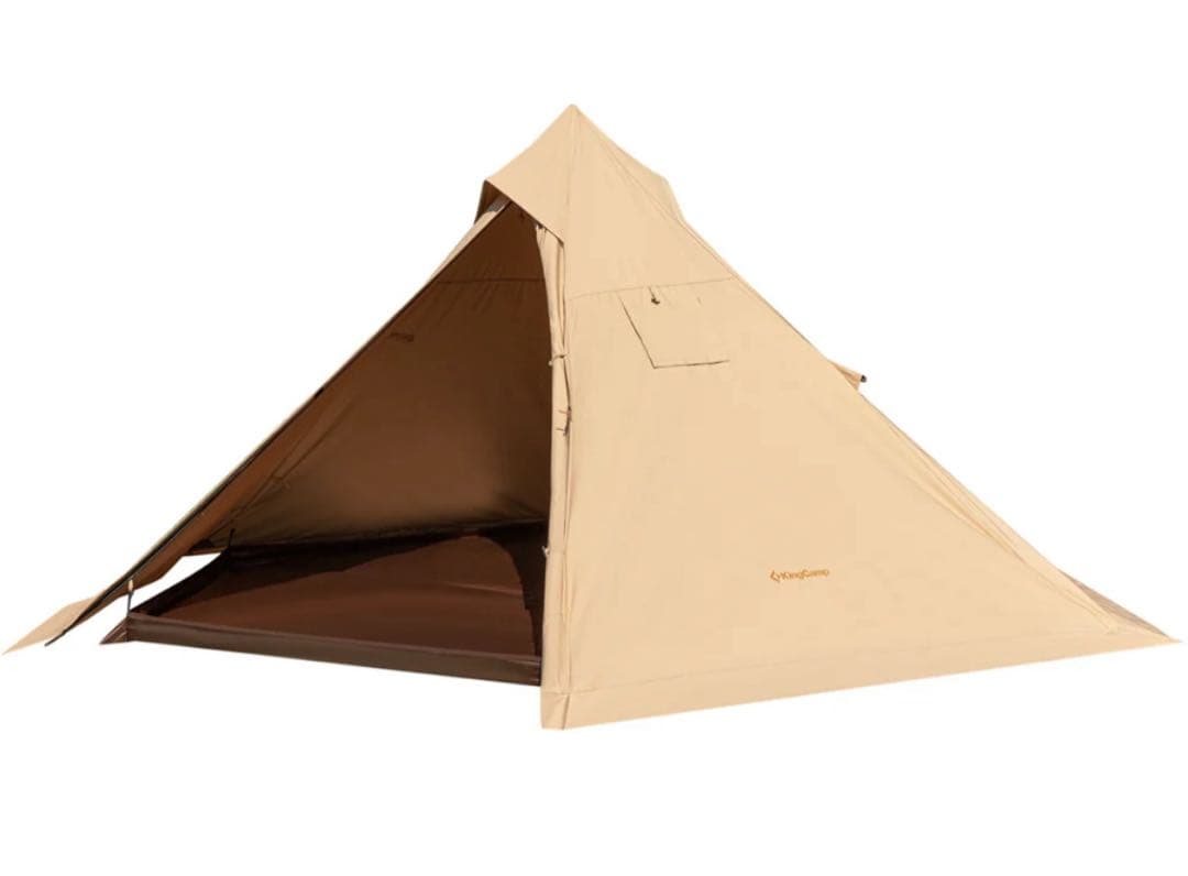 KING CAMP ワンポールテント　TC素材