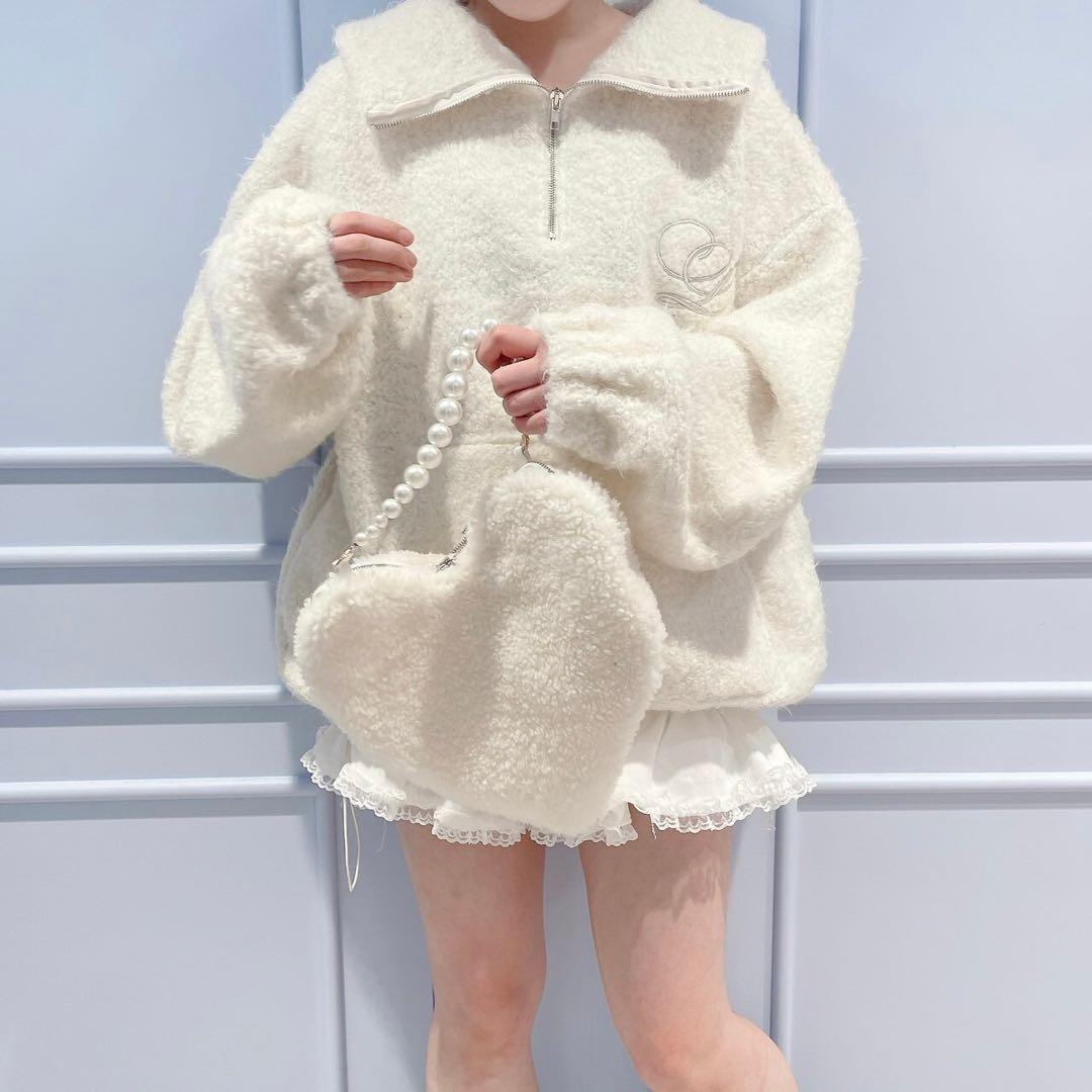 lilLilly セーラーボア ミニワンピ