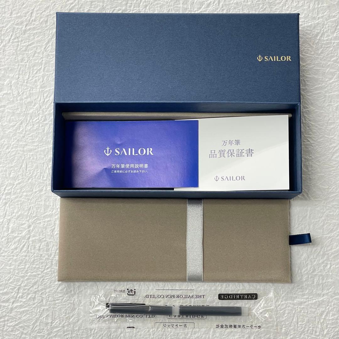 セーラー万年筆 海外限定 プロギア ブルー クエーサー 21K MF