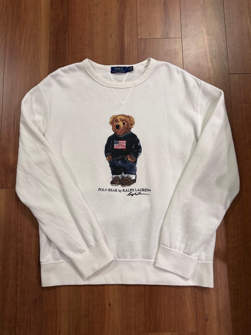 ポロラルフローレン ポロベア 星条旗 スウェット