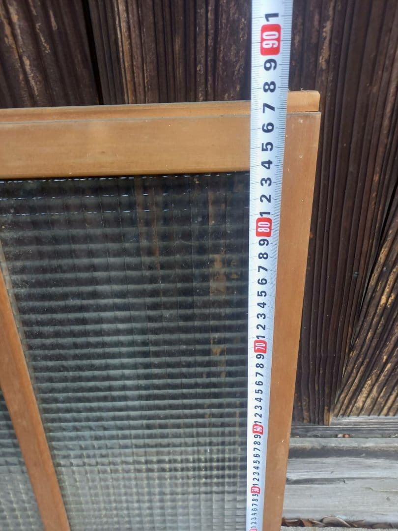 昭和レトロ　ヴィンテージ　建具　木枠　窓枠　アンティーク