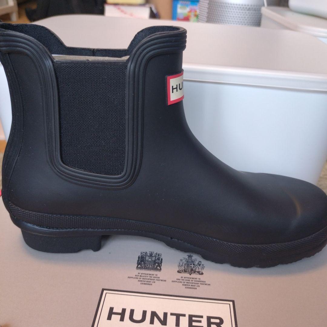 【美品】ハンター　レディース　コマンドチェルシーブーツ　UK5 24