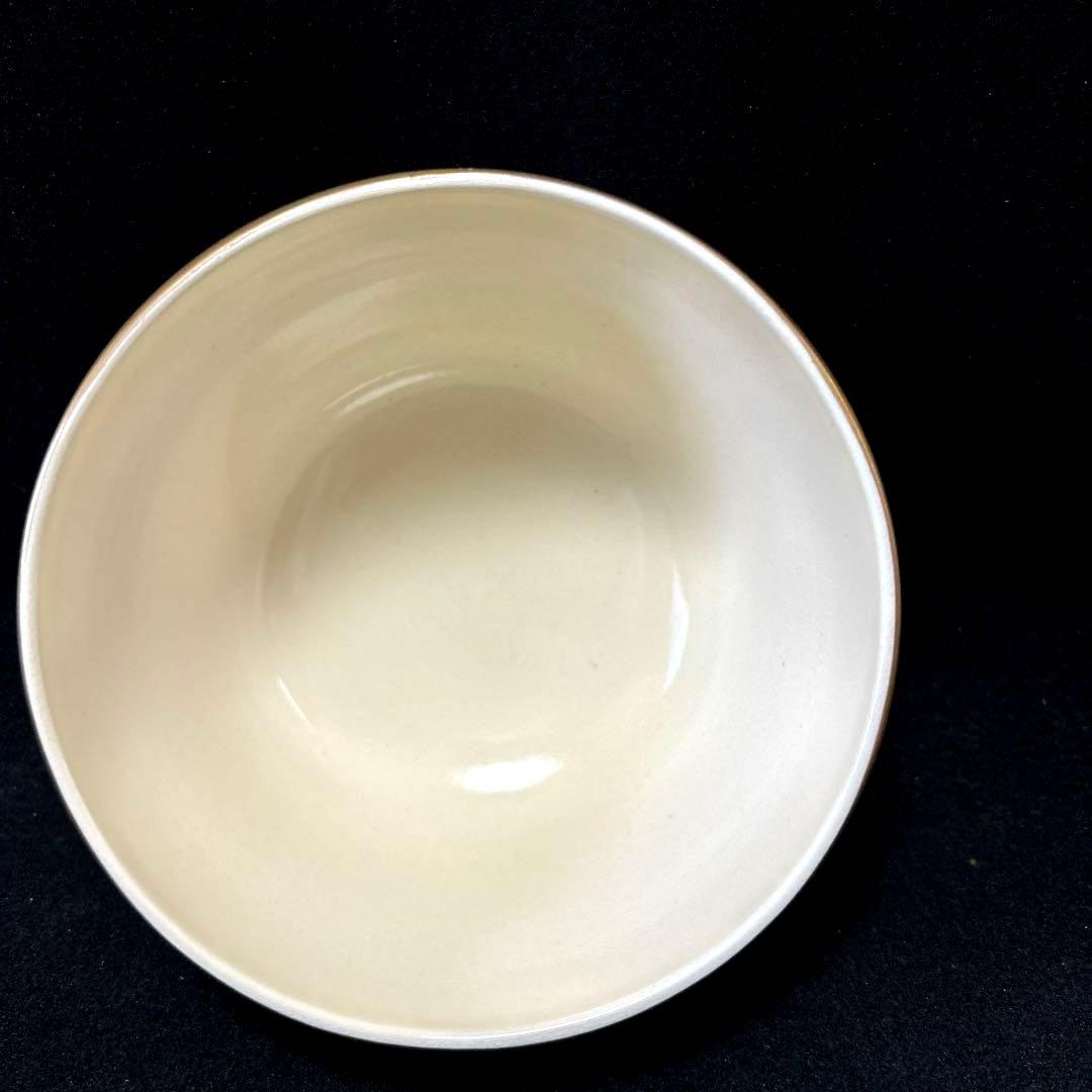 京焼　清水焼　鳴滝窯　城岳造　金地　波車帯文　茶盌　抹茶碗