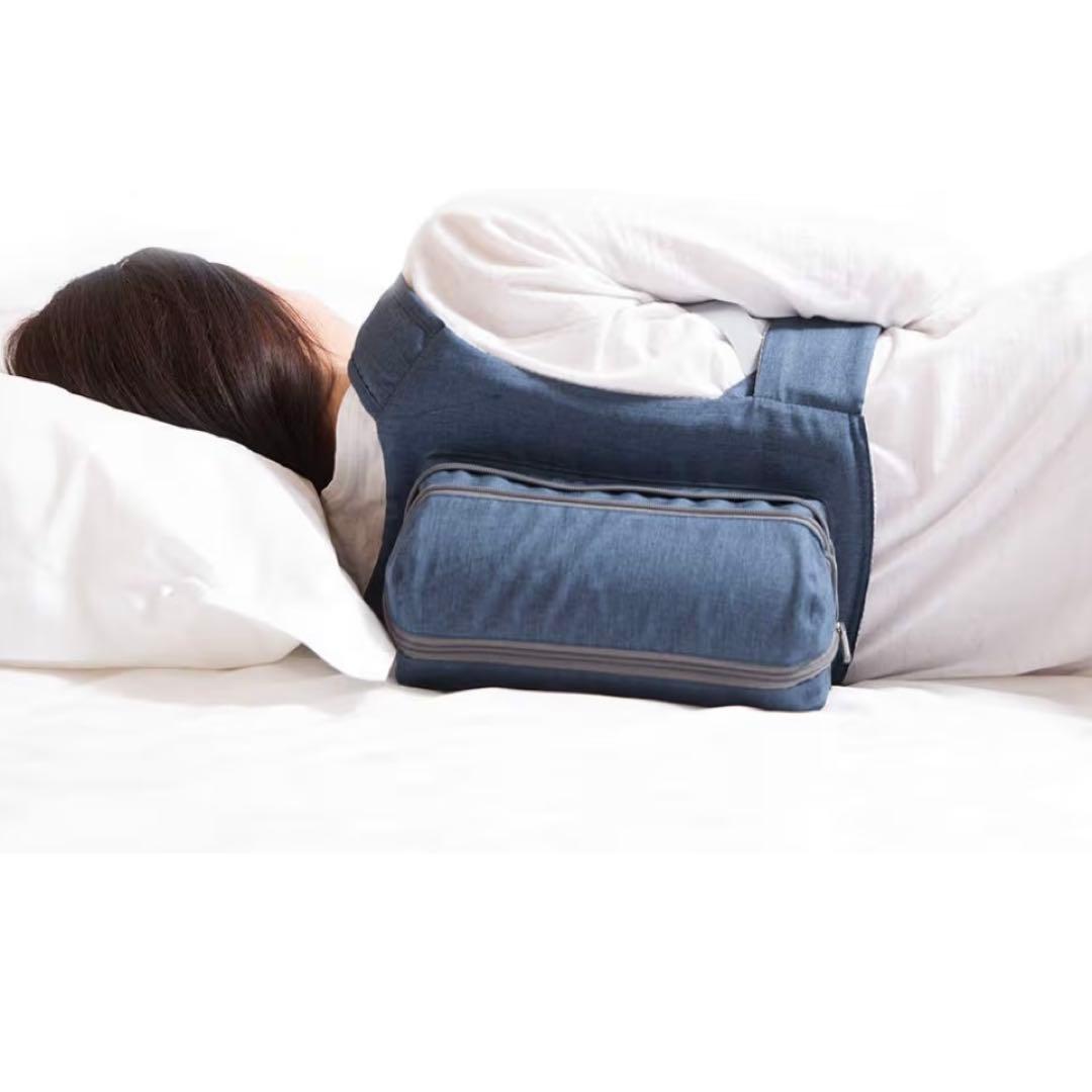 WoodyKnows横向き寝用リュックサック/いびき防止/睡眠姿勢トレーナー