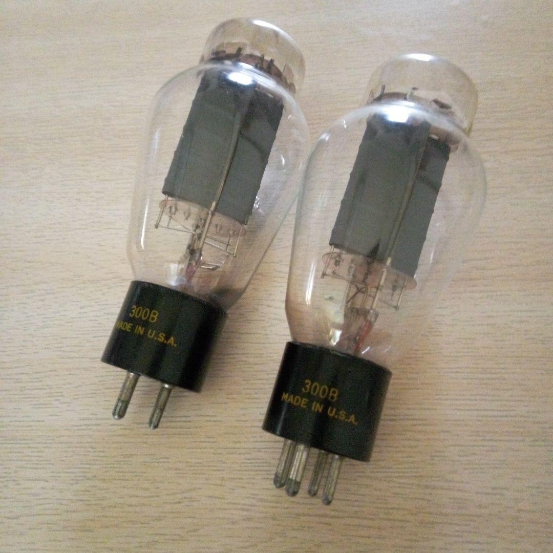 木*村様 珍品　300B真空管 2本セット アメリカ製