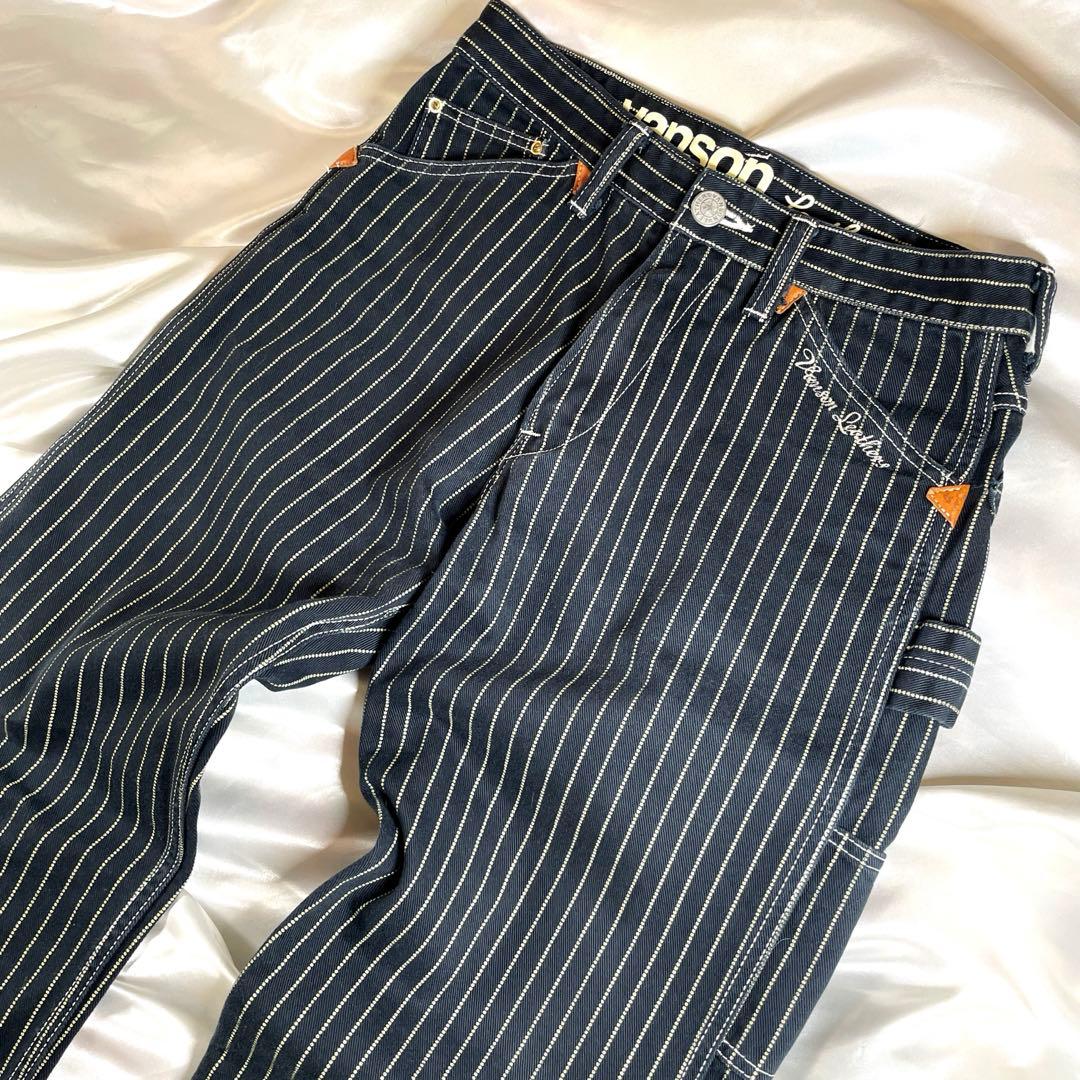 美品　VANSON バンソン　ウォバッシュパンツ　デニム　32 日本製