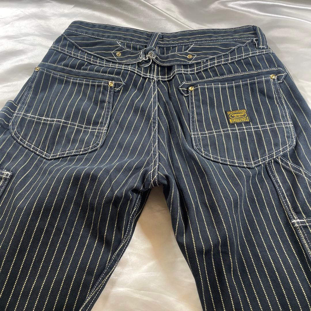美品　VANSON バンソン　ウォバッシュパンツ　デニム　32 日本製