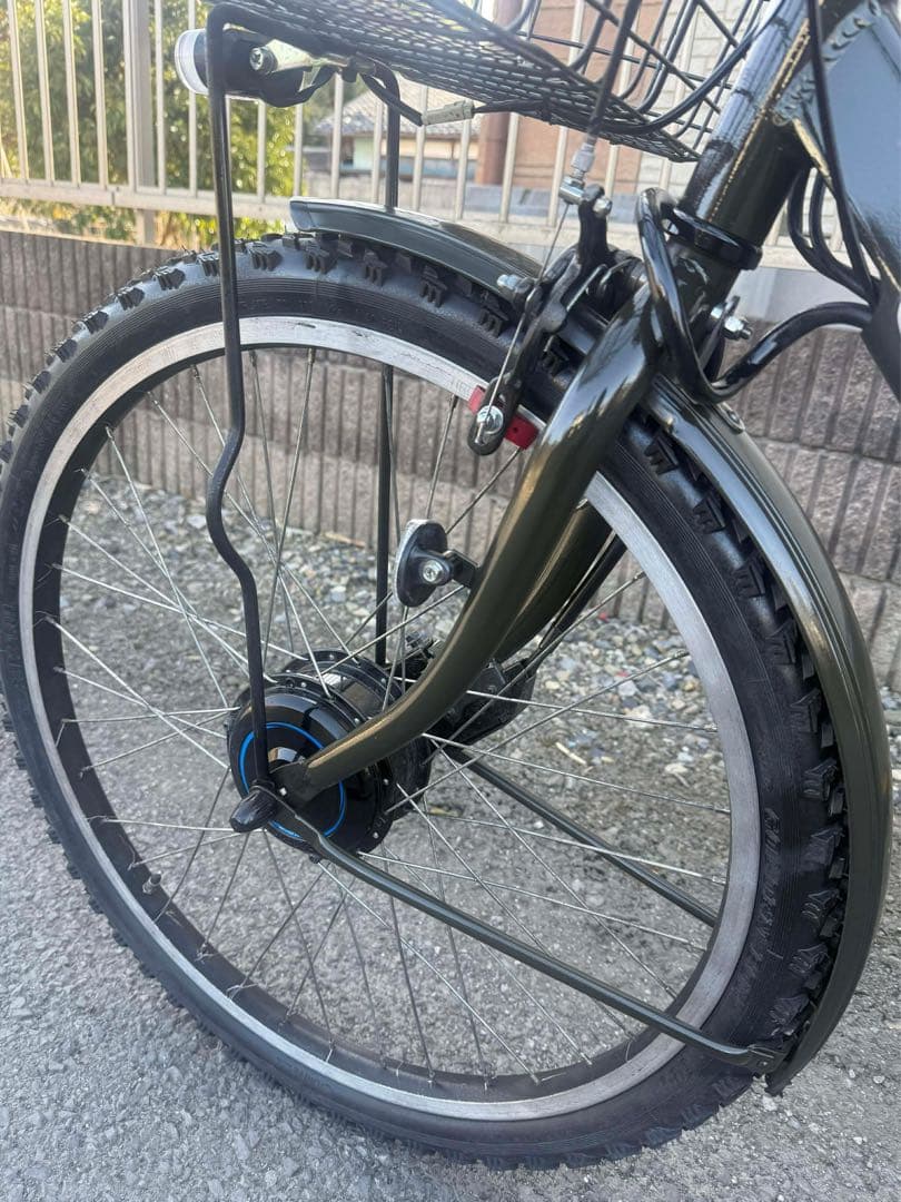 STEPBRUZ 電動アシスト自転車 オリーブグリーン