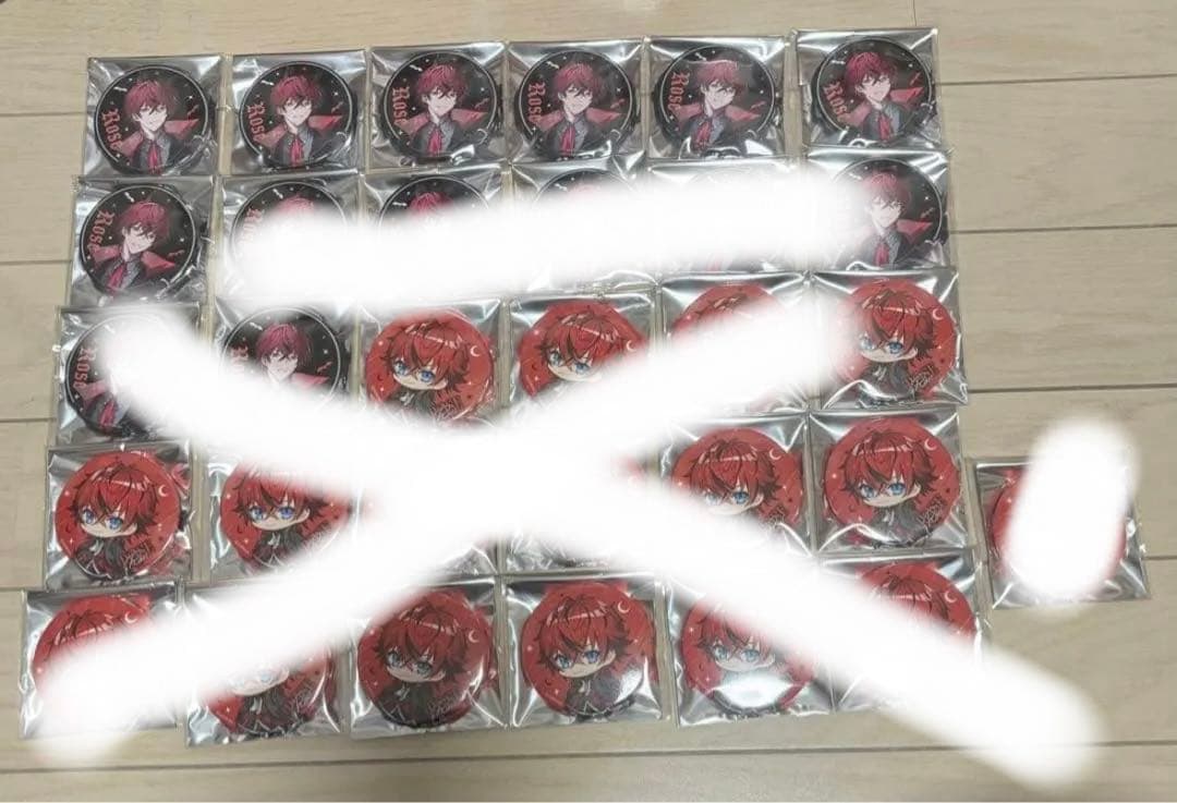 めておらハロウィン缶バ ロゼくん