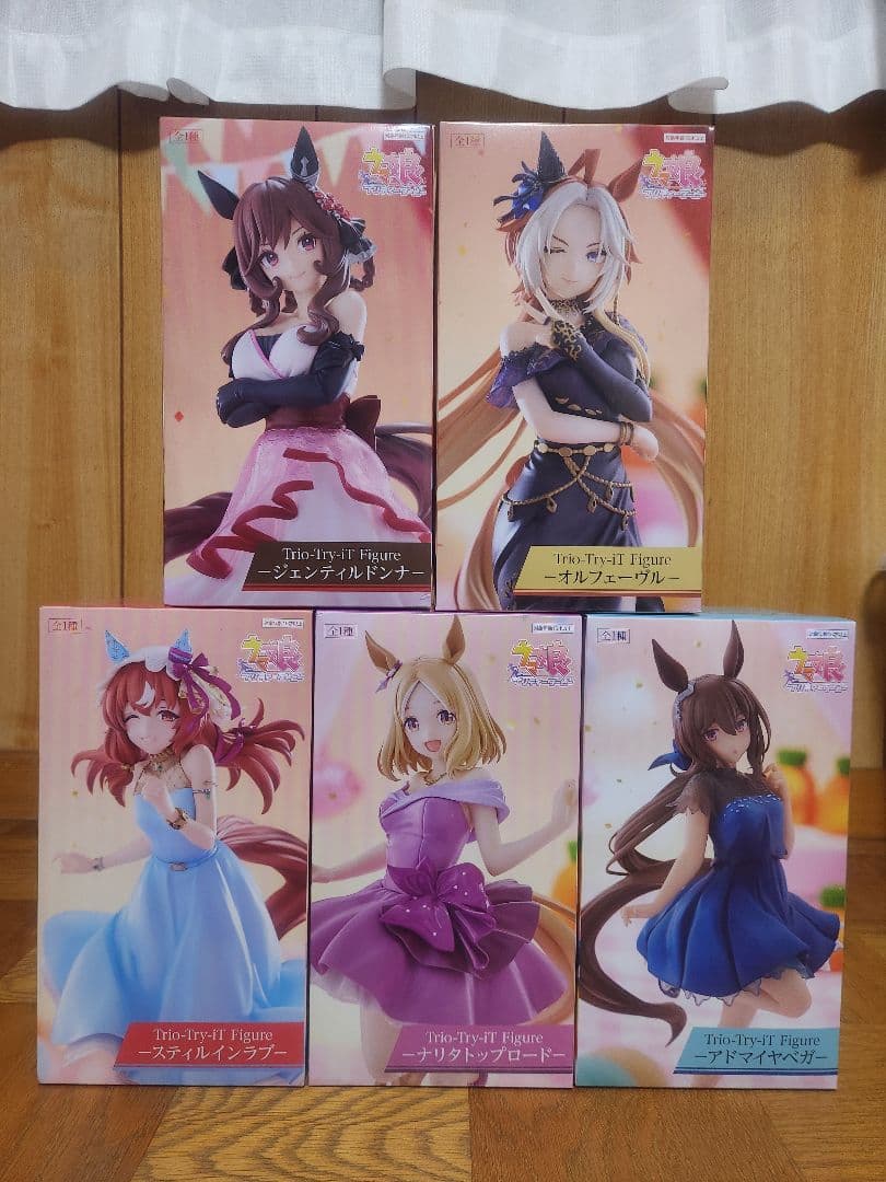ラウンドワン限定 ウマ娘 プリティーダービー フィギュア 5体セット①
