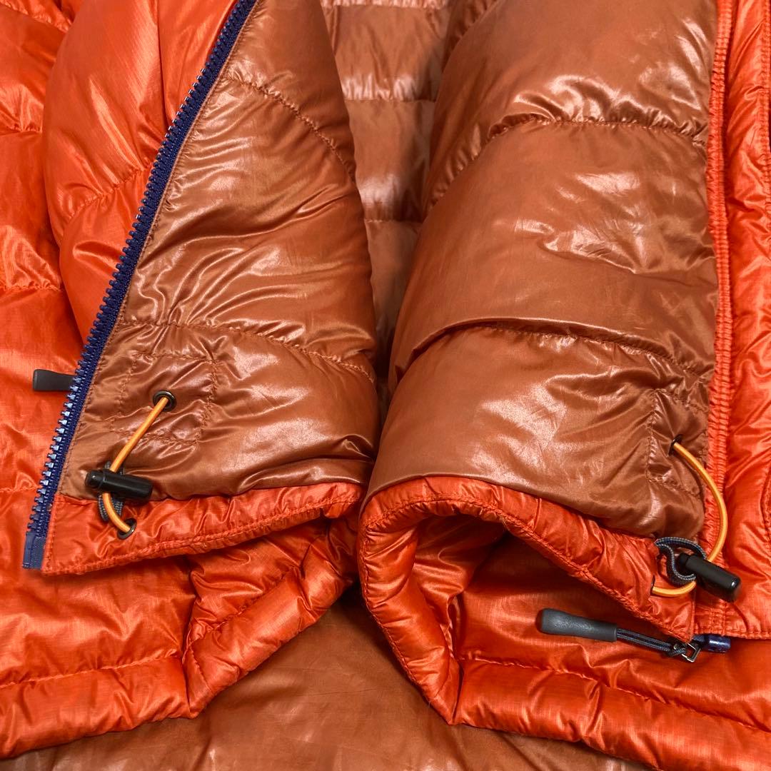美品　モンベル アルパインダウン ジャケット L オレンジ　1101426