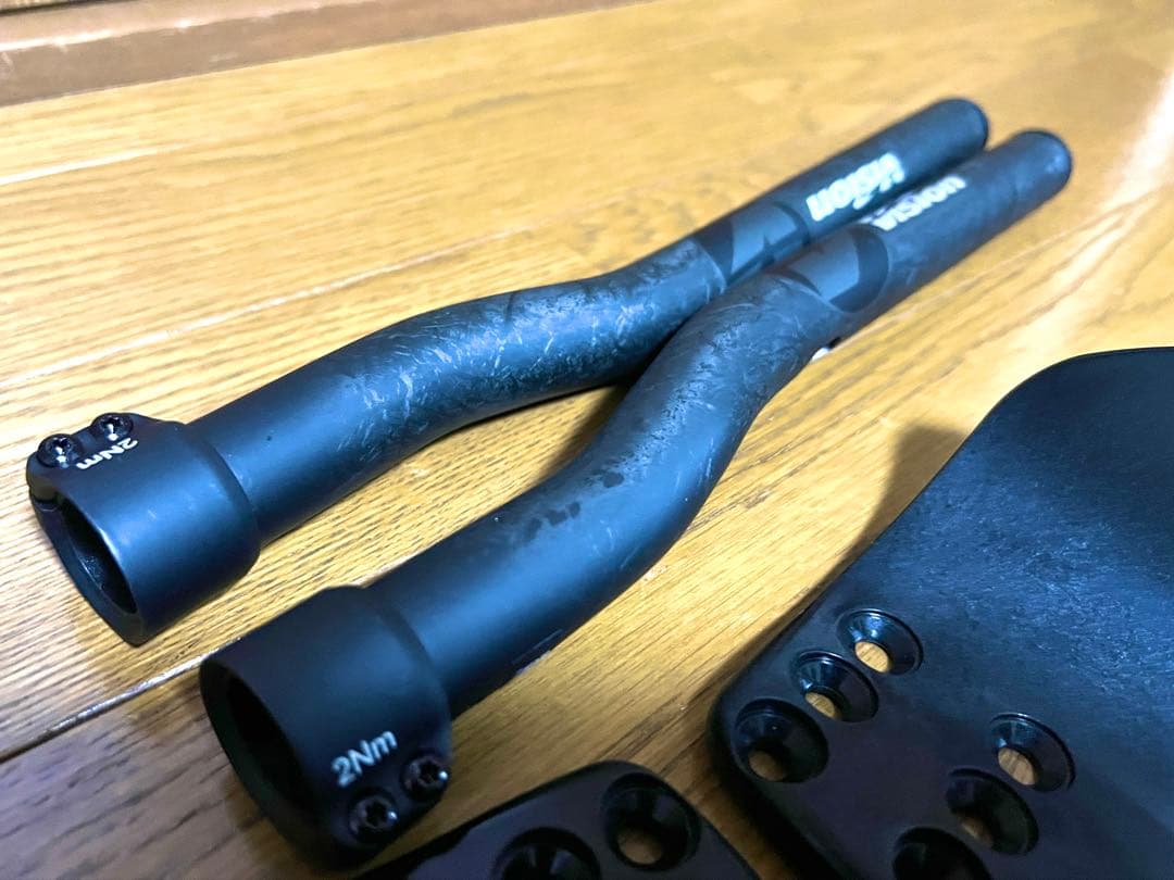 Vision METRON 4Dフラットフルカーボンハンドルバー