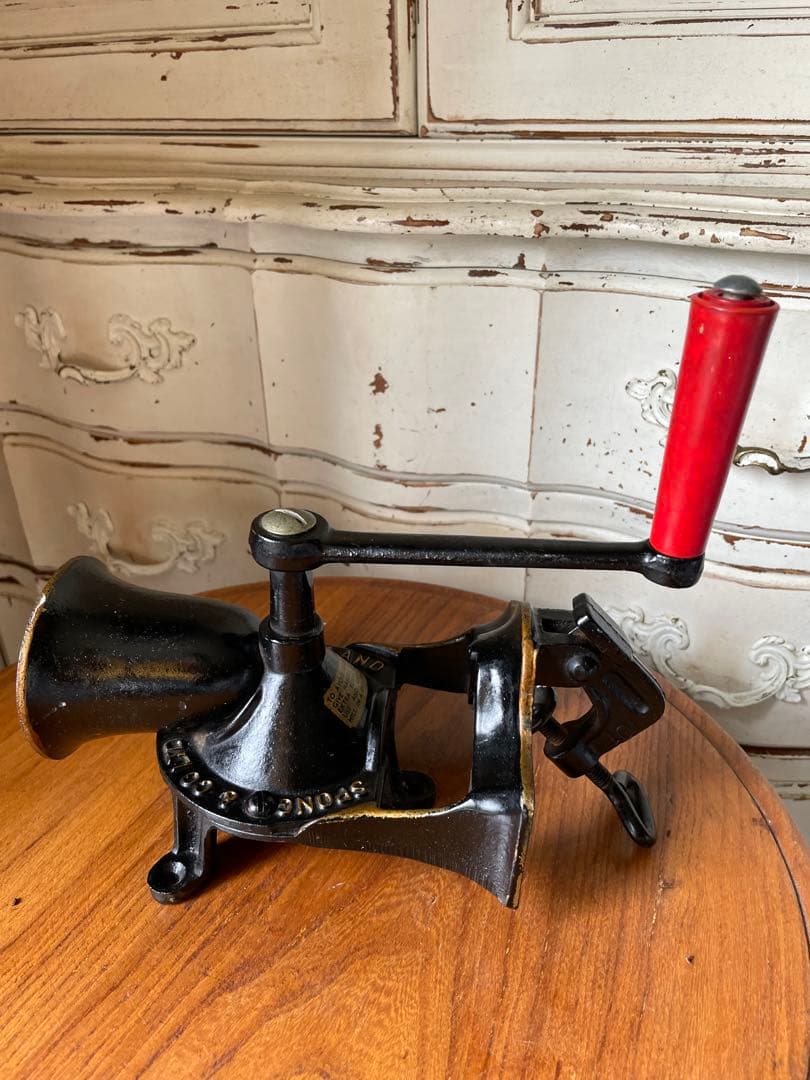 もも様専門イギリスアンティーク 壁掛け　コーヒー　ミル　グラインダー SPONG