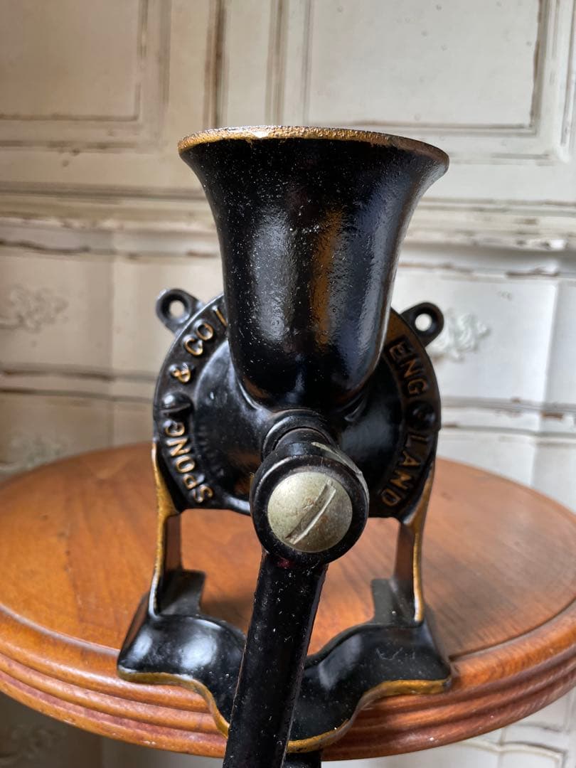 もも様専門イギリスアンティーク 壁掛け　コーヒー　ミル　グラインダー SPONG