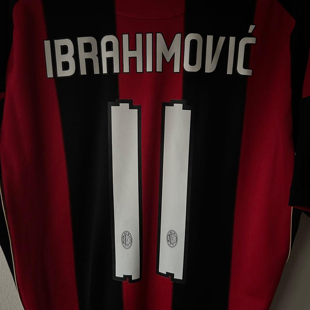 【正規品】　10-11 ACミラン　イブラヒモヴィッチ　ユニフォーム