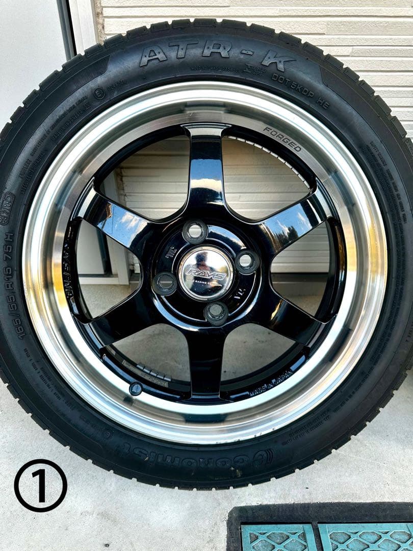 RAYS TE37 KCR 15インチ 5J +45 165/55r15 レイズ