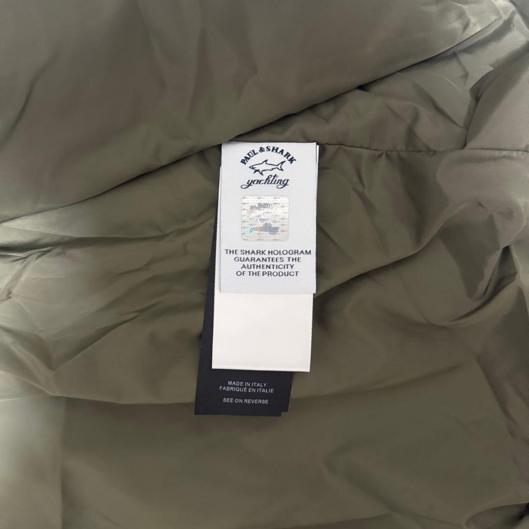 未使用品✨ ポール＆シャーク フリース ジップアップベスト オリーブ イタリア製