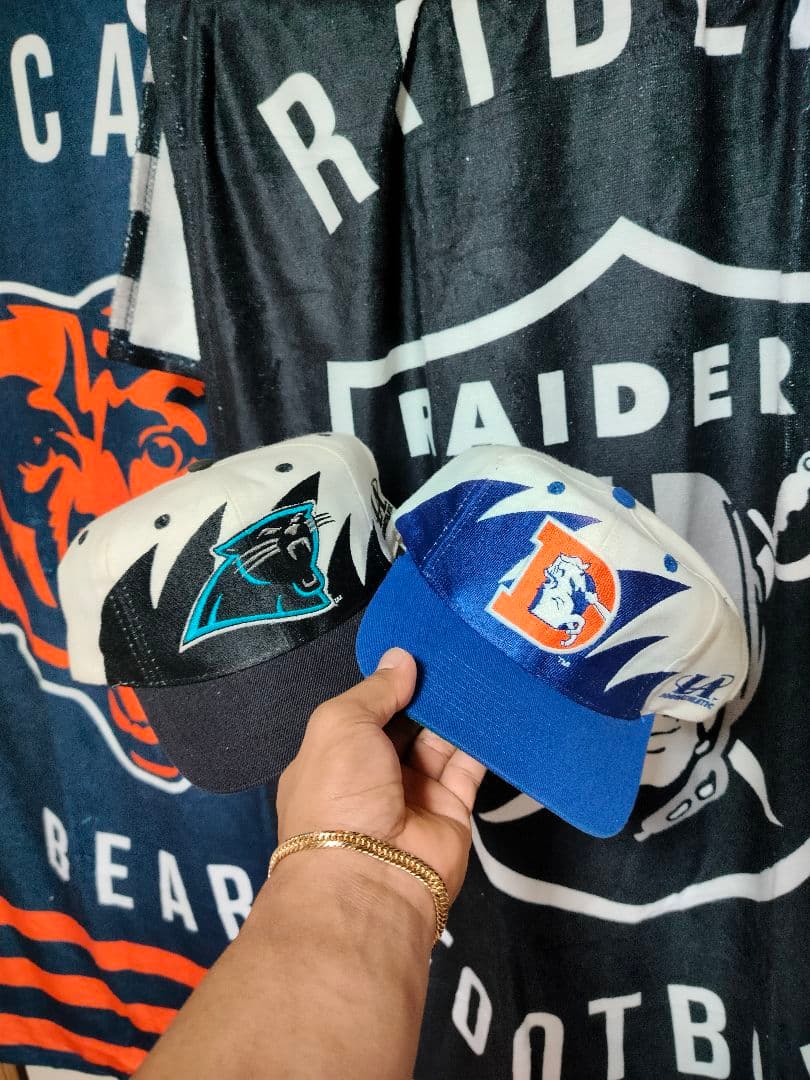 NFL カロライナ・パンサーズ & デンバー・ブロンコス ロゴ アスレチック